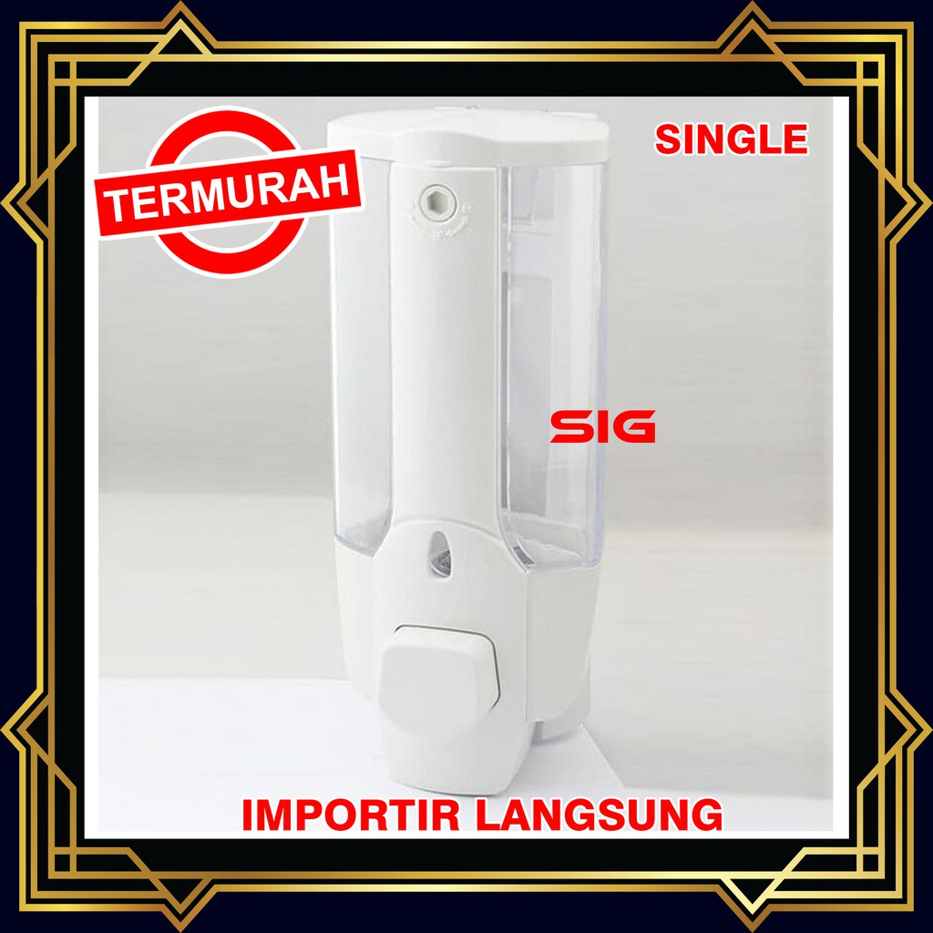 Dispenser Sabun Cair SINGLE with Key Lock - Tempat Sabun Cair