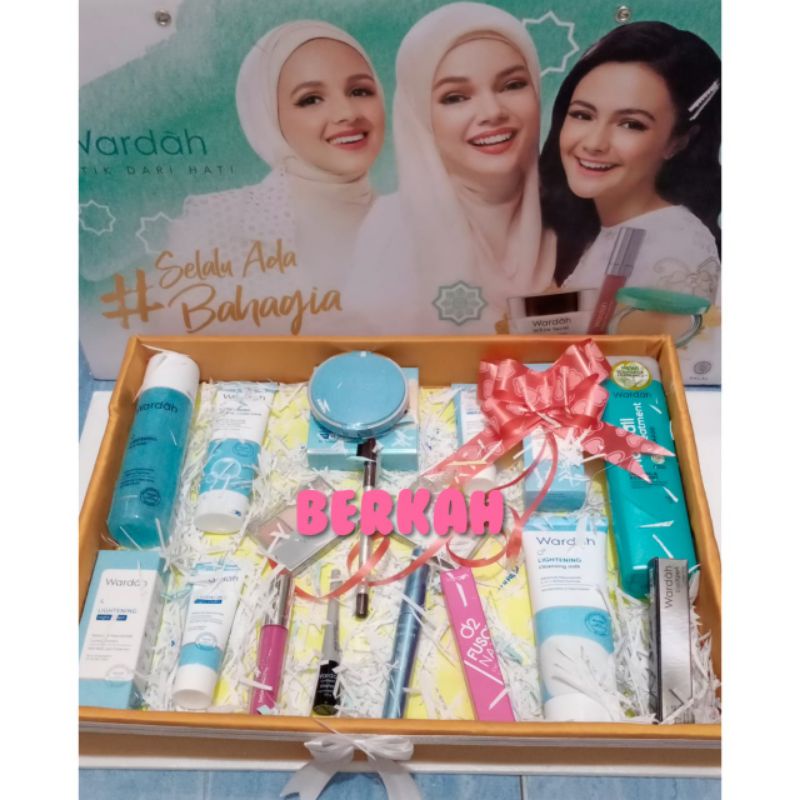 wardah paket hantaran wardah paket seserahan wardah paket makeup murah lengkap