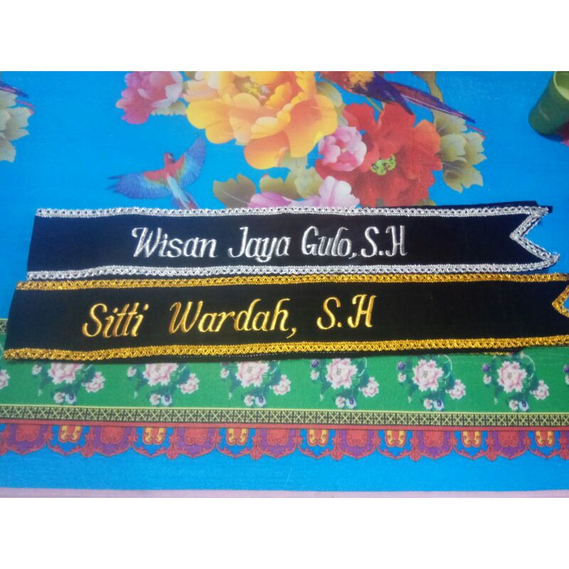 SELEMPANG WISUDA  MEDAN( COD ), RENDA    ( 1 HARI JADI )-4