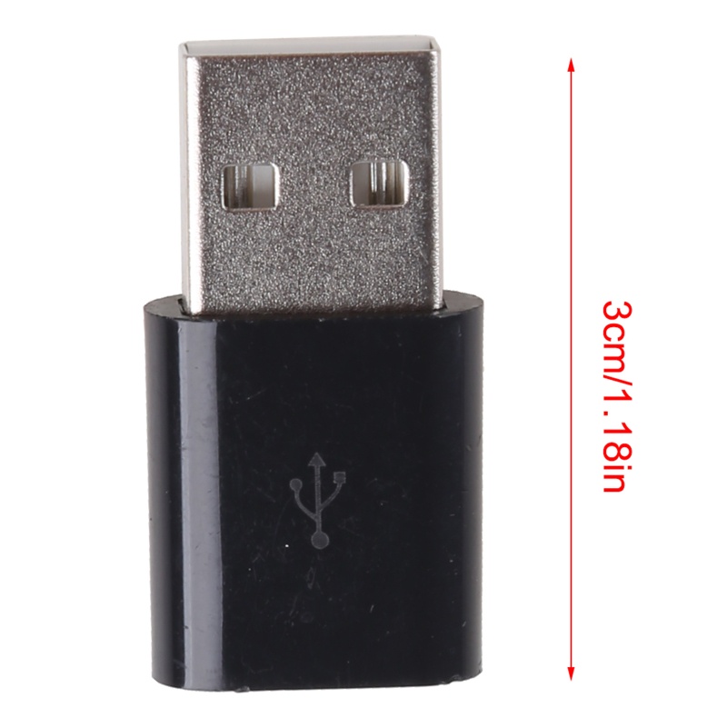 Btsg Cocok Micro USB Fan Card Reader USB 2.0 Male to Micro USB Female Data Converter