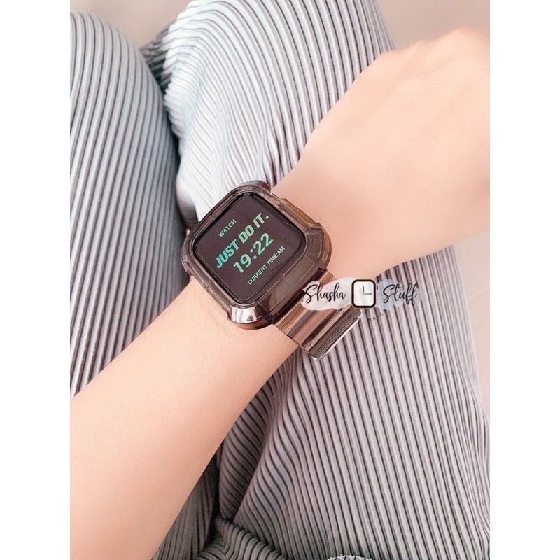 STRAP TRANSPARAN SPORT STYLE IWATCH &amp; IWO WATCH