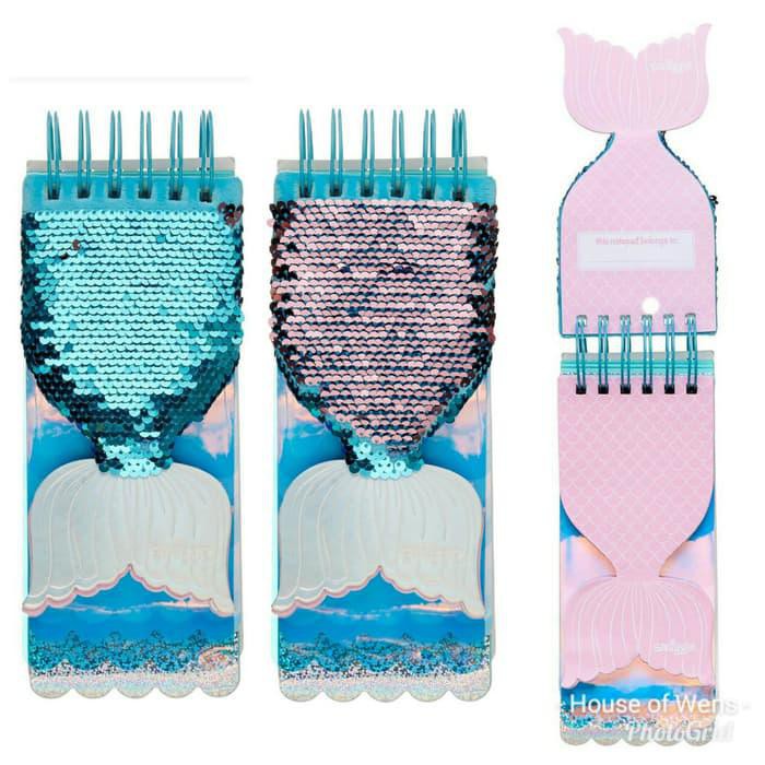 

SALE!! SMIGGLE MERMAID TAIL NOTEBOOK SEQUINS REVERSIBLE TERMURAH