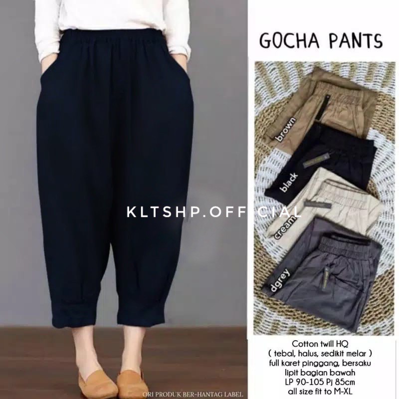 GOCHA PANTS // CELANA WANITA PANJANG