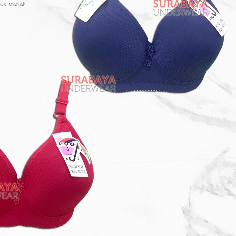 ➬ BRA / BH JUMBO SZ BESAR CUP BESAR KAIT 3 (Size 44-50) TANPA KAWAT ➪