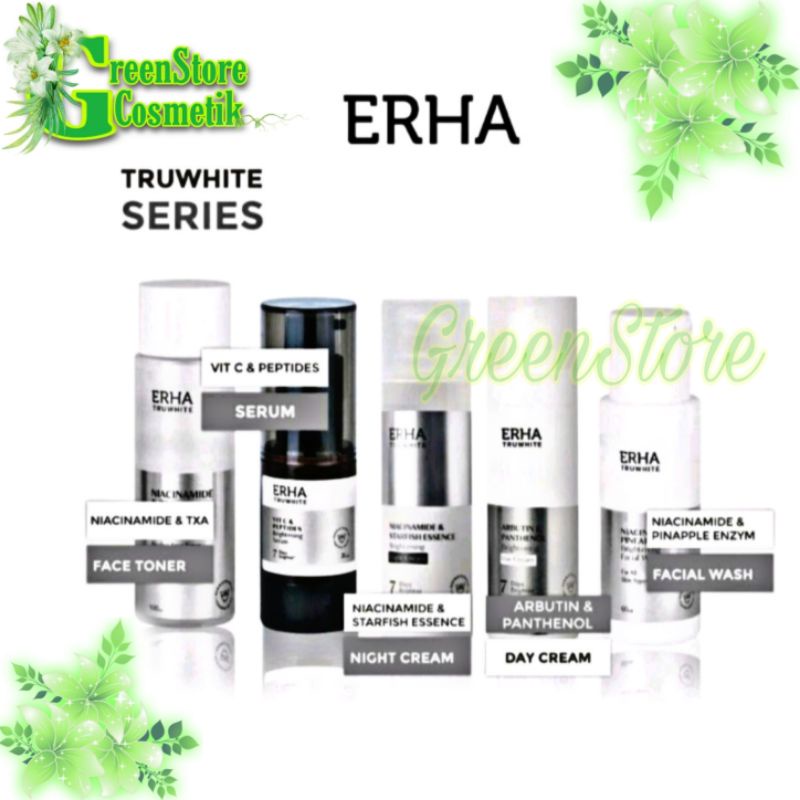 Paket Erha Truwhite/ Perawatan Pemutih Wajah