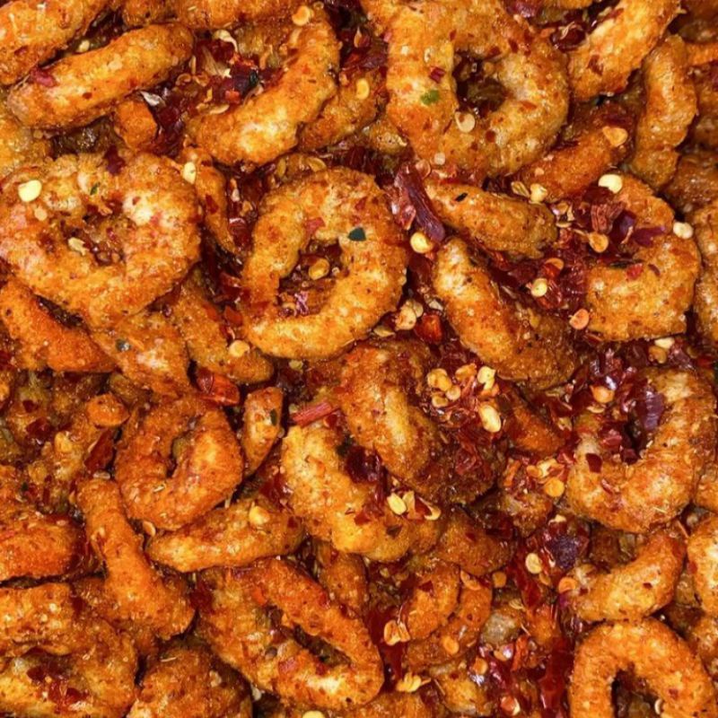 

Cincin udang pedas daun jeruk
