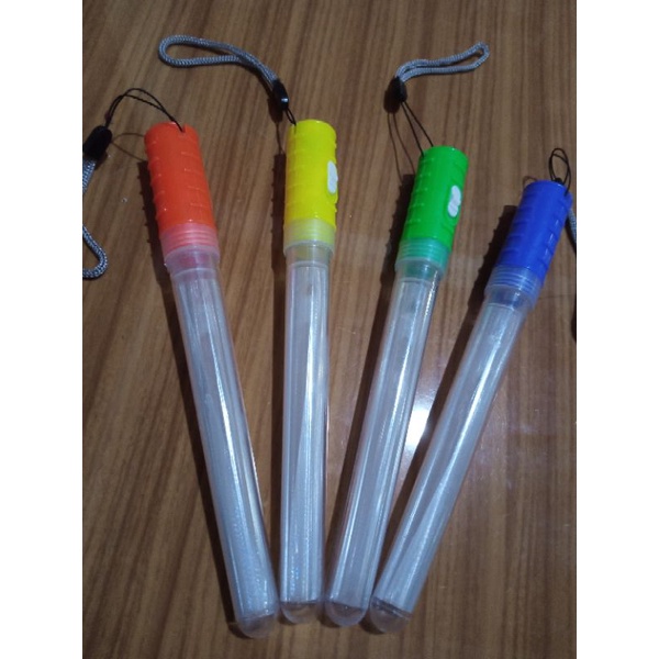 Lampu Stik Mainan LED Warna Warni Motif Polos 18 cm