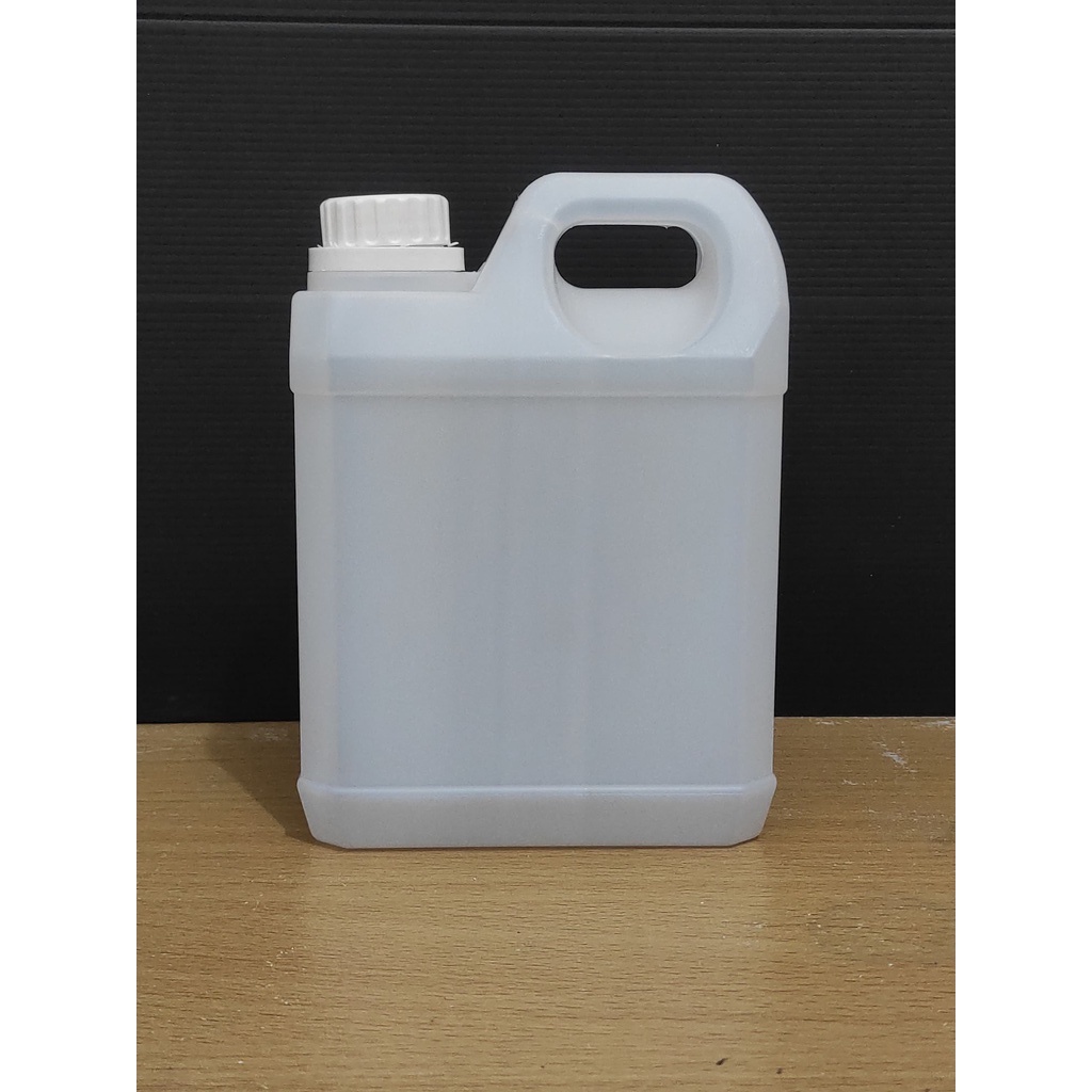 JERIGEN 1 LITER KOTAK HDPE NATURAL SEGEL/JERIGEN 1L SEGEL