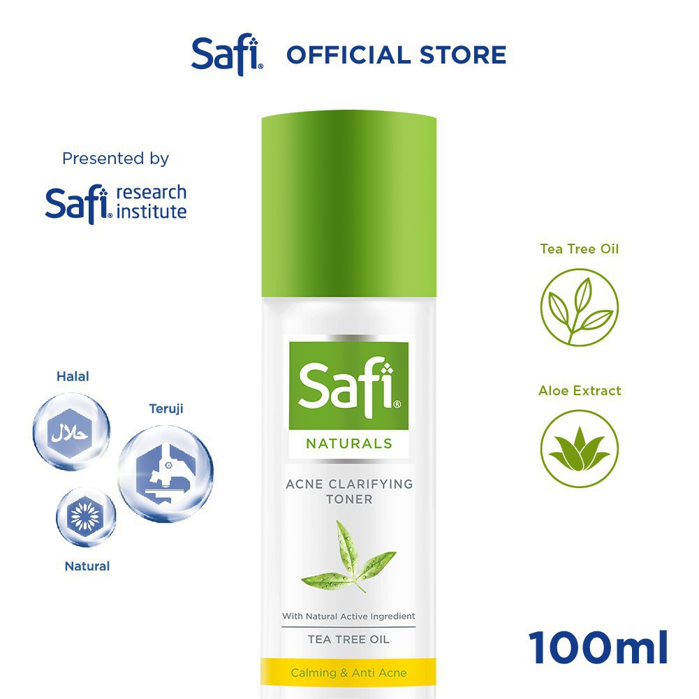 Safi Naturals Acne Clarifying Toner Tea Tree Oil 100ml