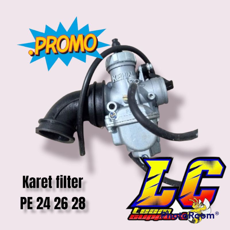 Karet filter karburator PE24