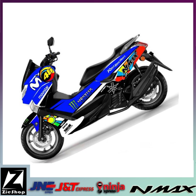 Decal nmax old full body Sticker motor Striping nmax old variasi Stiker motor nmax 155 full variasi
