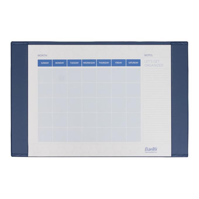 

✨BISA COD✨ Bantex Deskpad Calender Large Blue #4161 01