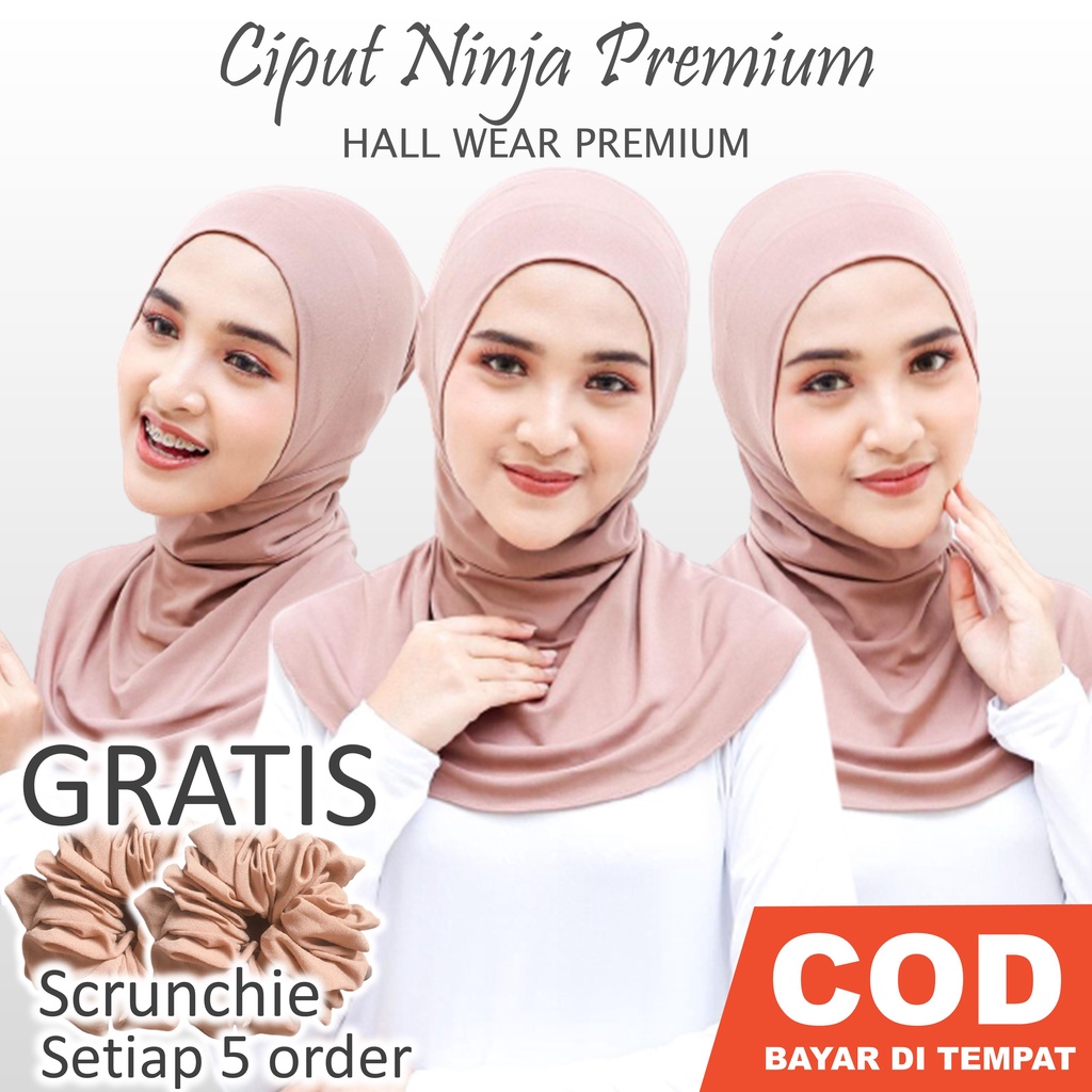 Inner Ninja Basic Inner Daleman Jilbab Daleman Hijab Dalaman Hijab Dalaman Kerudung Inner Jilbab Cip