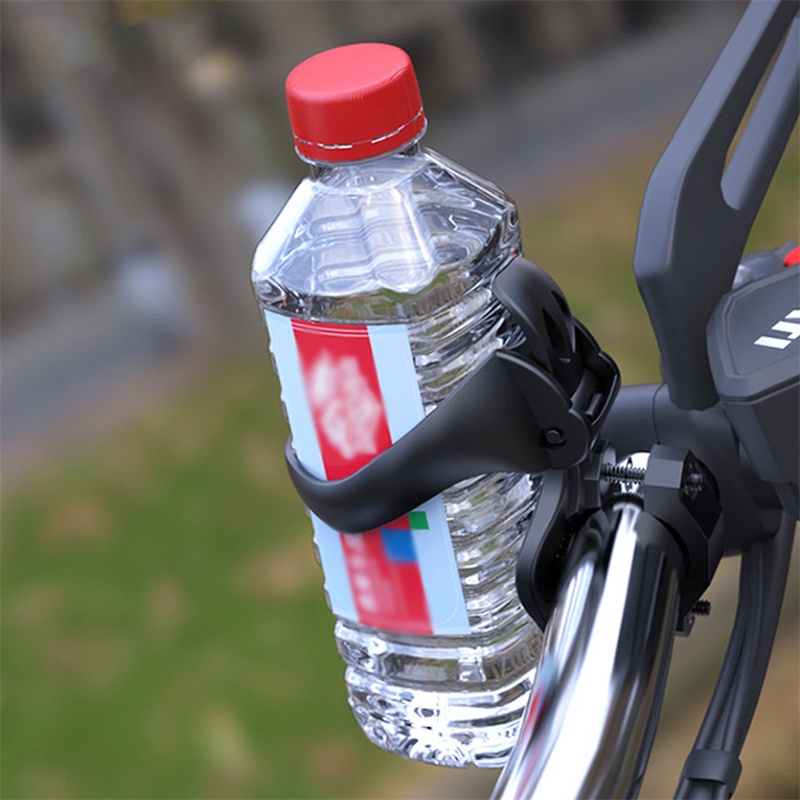 TK 1PC Motorcycle Bottle Holder Portable Riding Water Cup Holder Mount with Bracket Adjustable Bicycle Drink Holder