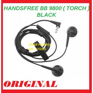 BB 9800 (TORCH 1) BLACK HEADSET HANDSFREE ORI 100% 500057