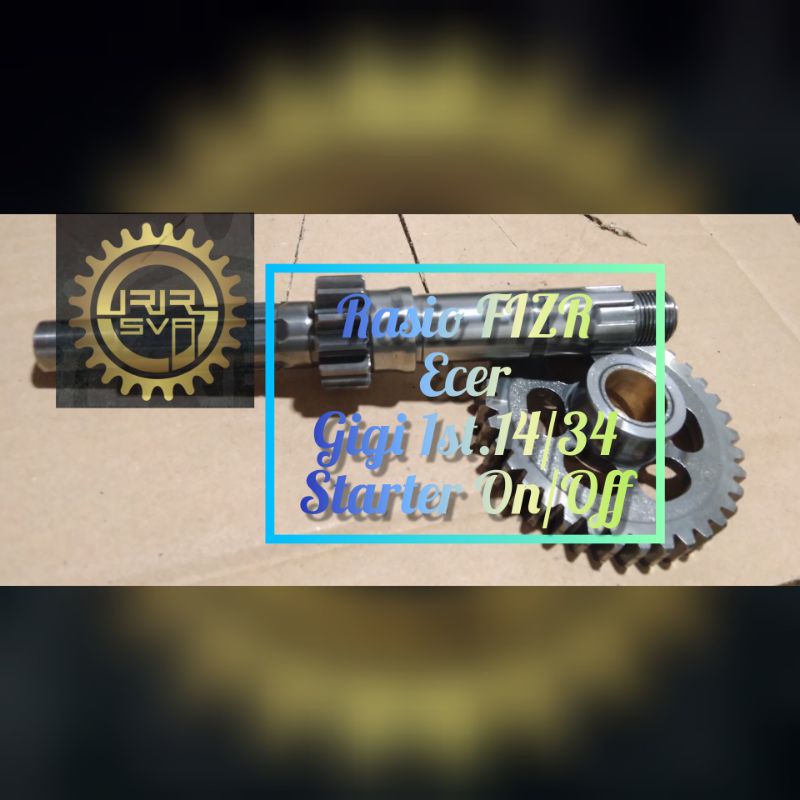 Gigi Rasio Racing F1ZR FIZR FIZ R FORCE 1 Ecer Gigi 1.14/34 Stater On/Off