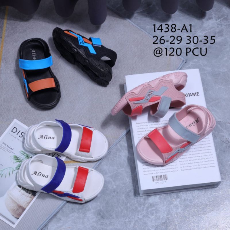 Sandal anak Tali belakang karet jelly terbaru 1538-A1