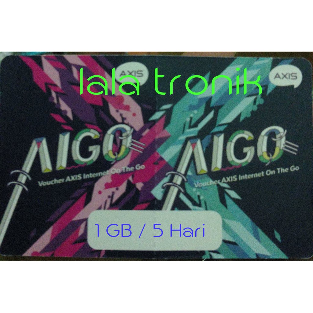 VOUCHER AXIS AIGO MINI 1GB - ( 5 HARI )/ VOUCHER AXIS 1 GB/ ( 5 Hari