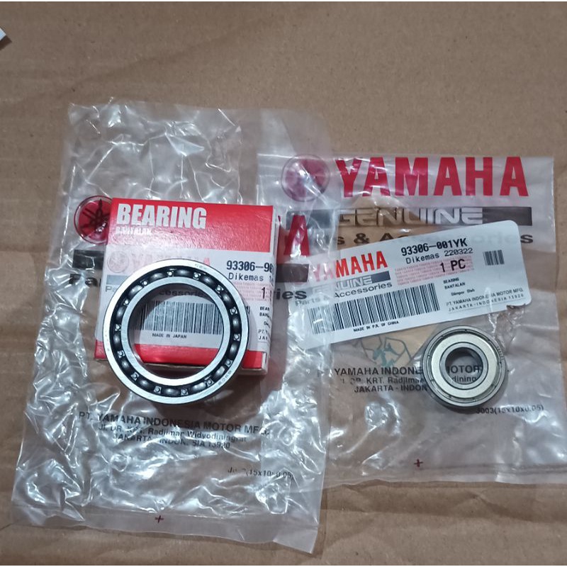 BEARING NOKEN AS SET CAMSHAFT NMAX AEROX 93306-001YK & 93306-906Y4 ORIGINAL YAMAHA GENUINE PASRT