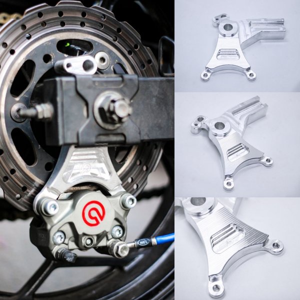 Readyy breket kaliper belakang Brembo ktc 2 piston bracket cakram brembo ktc wr3 r15 cbr ninja 250