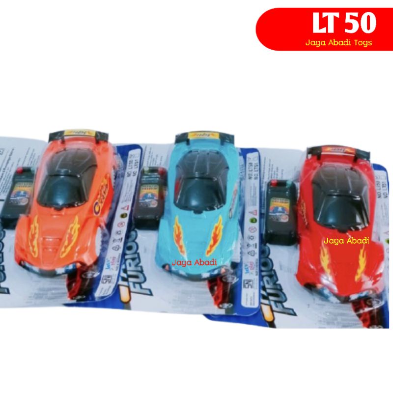 LT 50 - Mainan Mobil Super Car Remot Kabel Fast &amp; Furious LT50