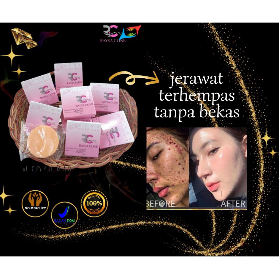 SABUN WAJAH GLOWING RAYSA CLINK