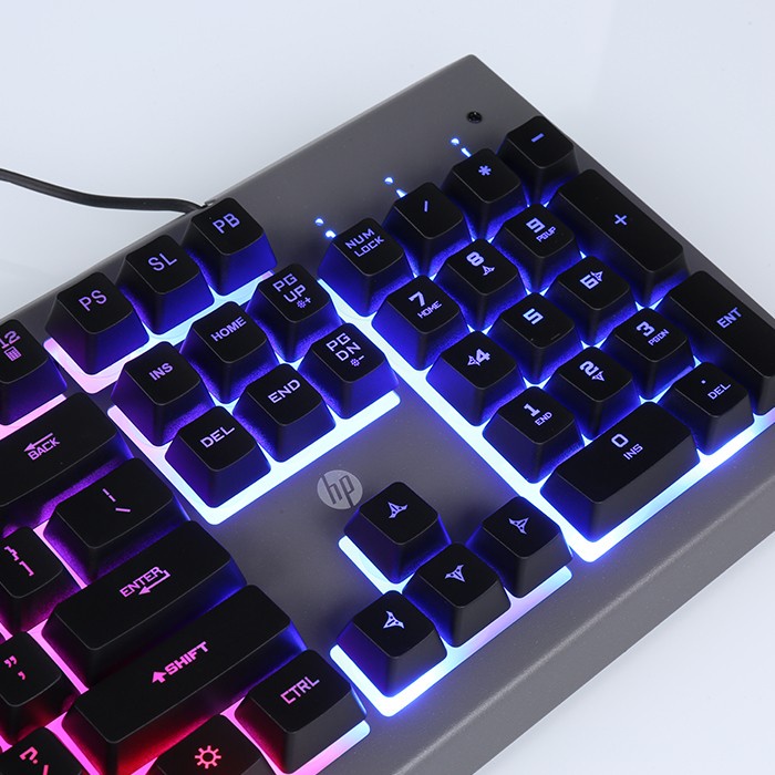 Keyboard Gaming HP K100 RGB Membrane Keyboard &amp; Multimedia Function