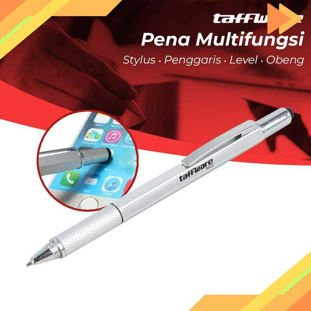 

BOMBASTIS APEN Pulpen Multifungsi Stylus Penggaris Level Obeng Alat Tulis Kantor Sekolah Multifungsi Barang Unik Murah Lucu 9625