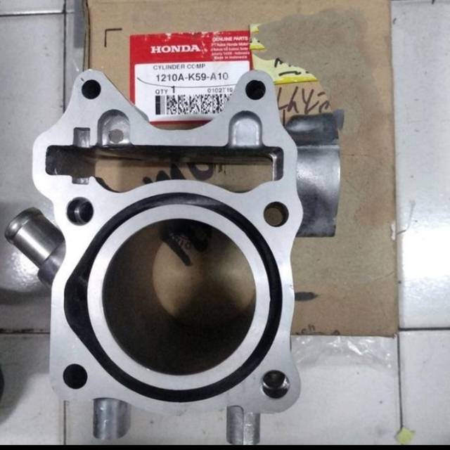 1210A-K59-A10 HGP 100% ORIGINAL CYLINDER BLOK-BLOK SEHER HONDA VARIO 150 LED 1210AK59A10  1210AK59