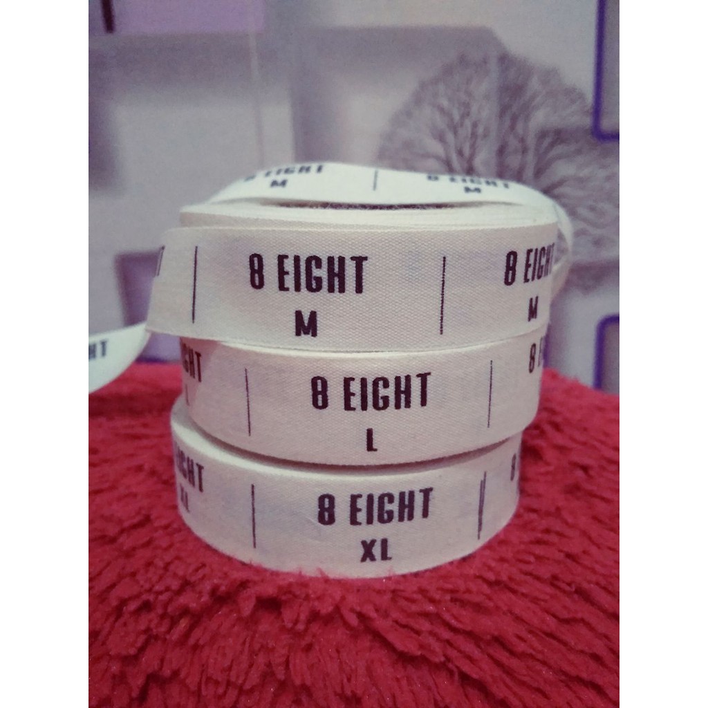 

Label Katun Termurah/Label Murah/Label Sablon
