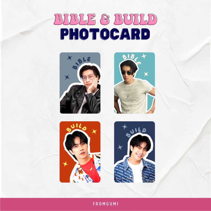 PHOTOCARD BIBLE & BUILD - THAILAND ACTOR