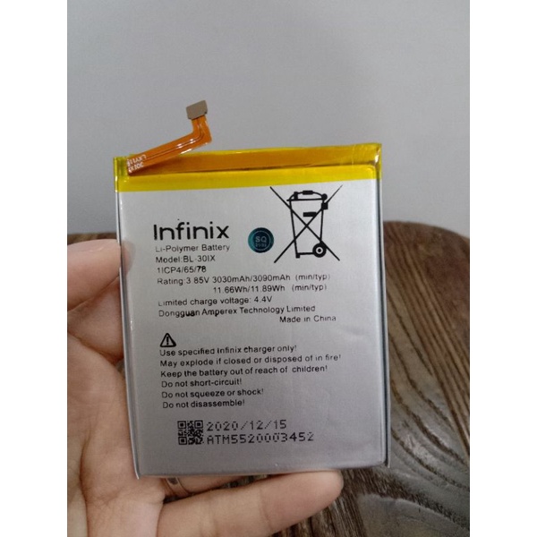 BATRE INFINIX X552 / BL301X ORI 99%