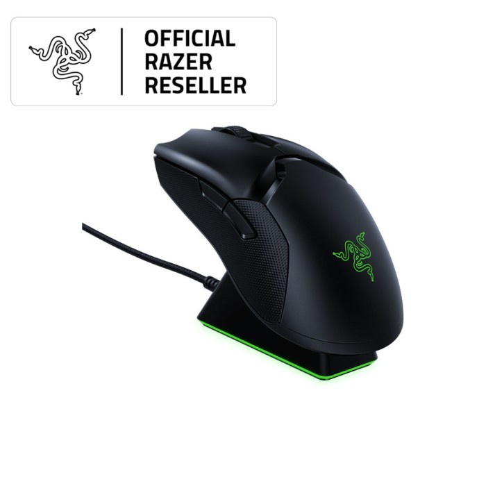 Razer Viper Ultimate Black with Charging Dock Gaming Mouse Wireless HyperSpeed - Garansi Resmi ORIGINAL 100%