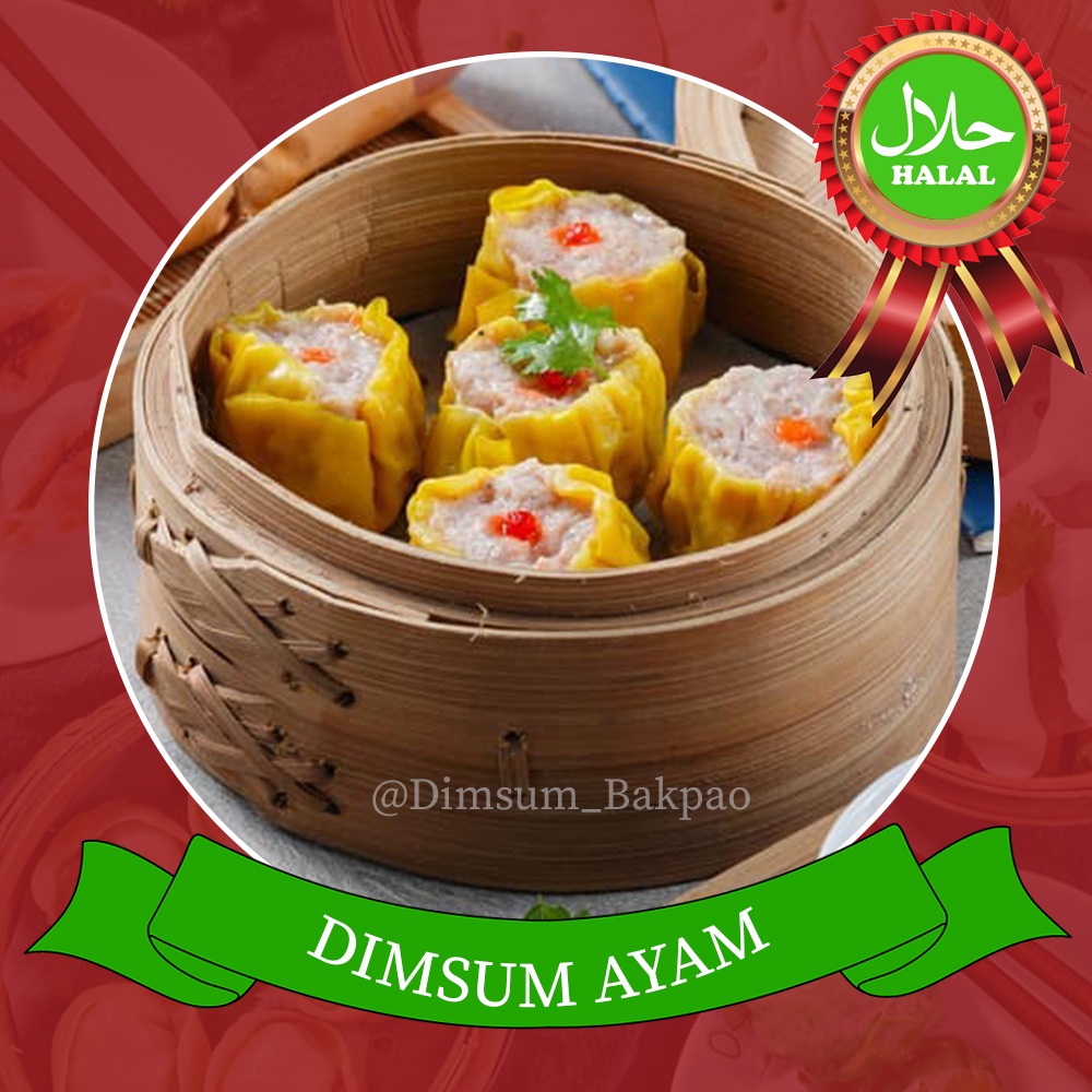 

Fresh Siomay Ayam DIMSUM isi 25pcs halal makanan lezat frozen DIMSUM BAKPAO