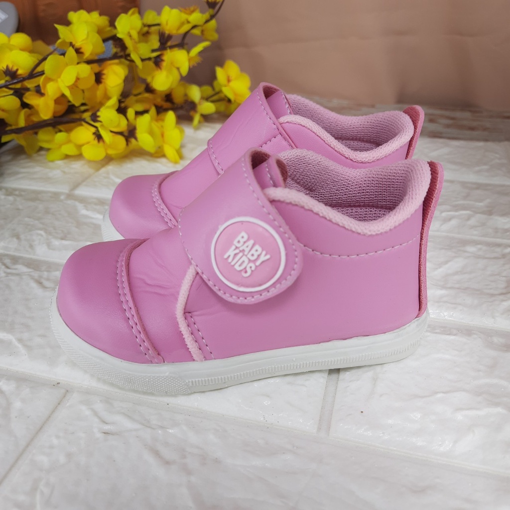 mandirishoestore-SEPATU BOOT PUTIH ANAK PEREMPUAN/LAKI-LAKI 1-3 TAHUN CAY05