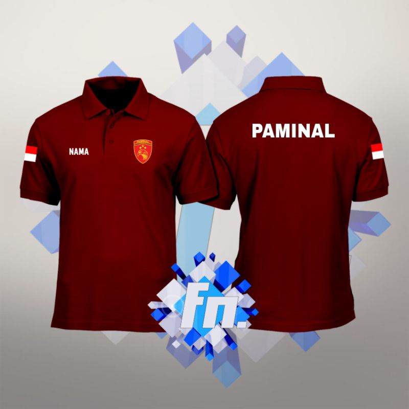 KAOS POLO SHIRT PENDEK PAMINAL POLRI PROVOST