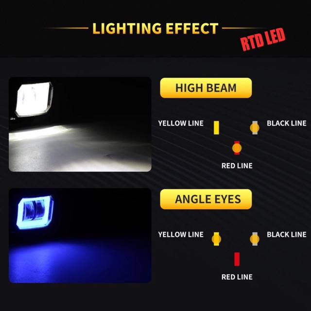 Lampu Tembak Cree Angel Eyes Lampu Offroad Original Cree R062