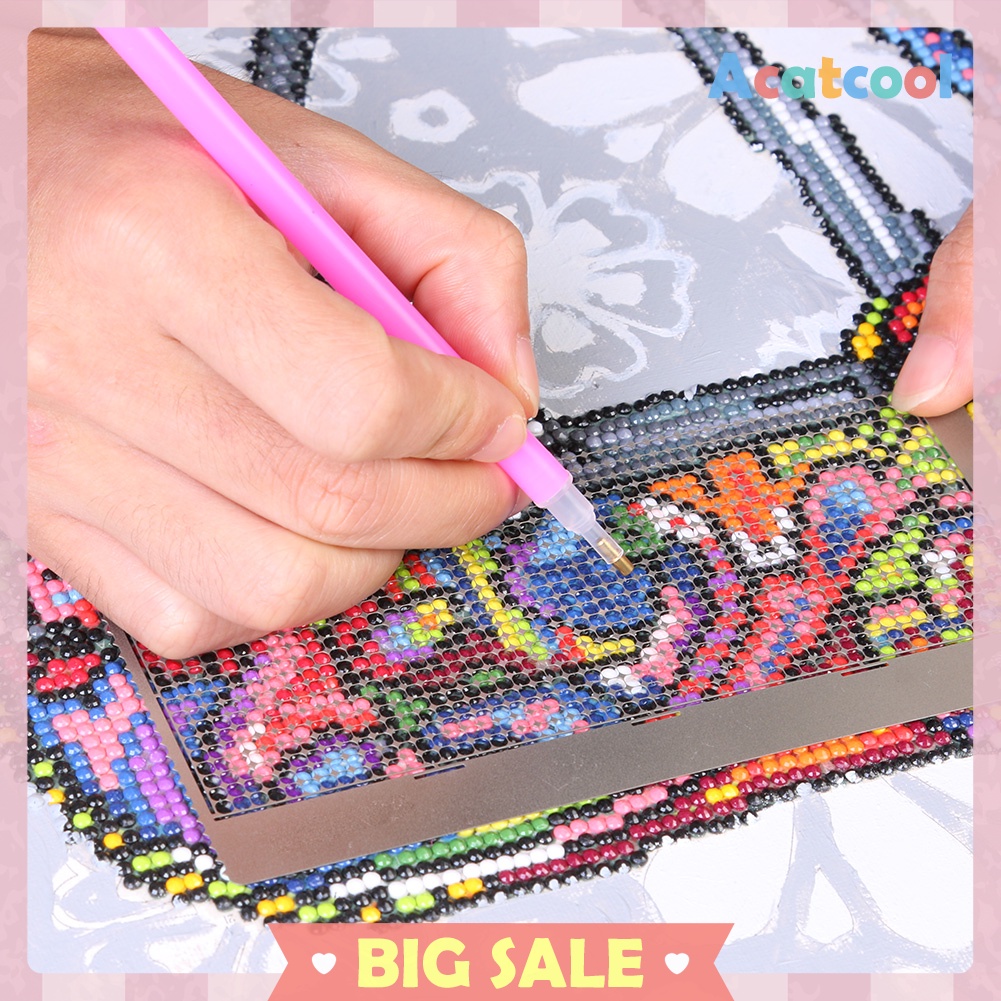 Diamond Painting Net Ruler Point Drill Ruler DIY Needlework Tool Accessory