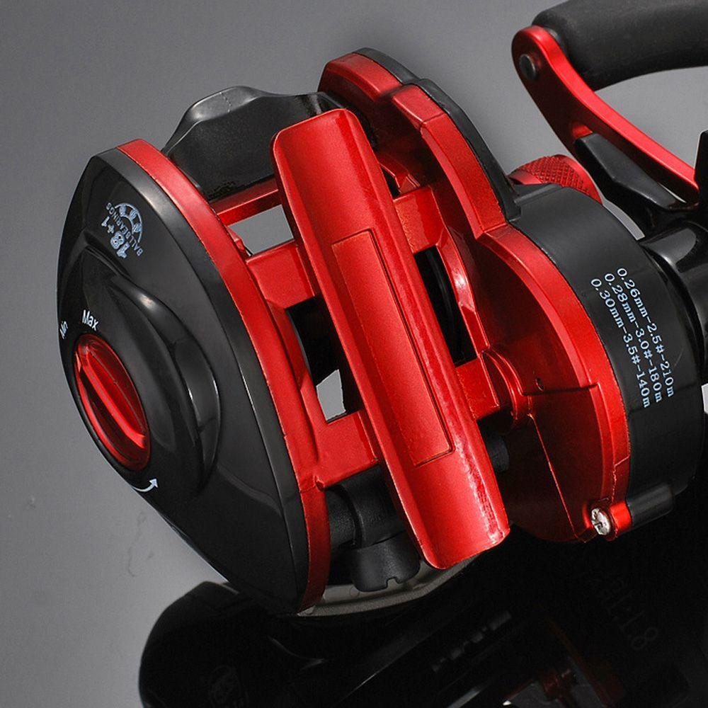 TOP Roda Tetes Air Tawar Lure Wheel Speed Ratio 8:1:1 Cup Garis