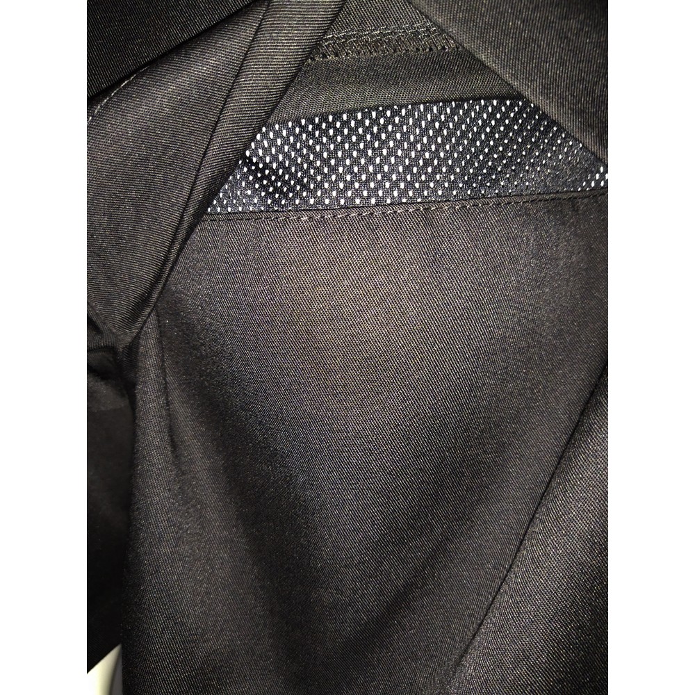 Chef Wear Baju Koki Hitam SS D Komb Net / Mesh