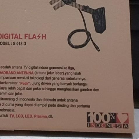 Antena TV Digital Flash Indoor Antena UHF