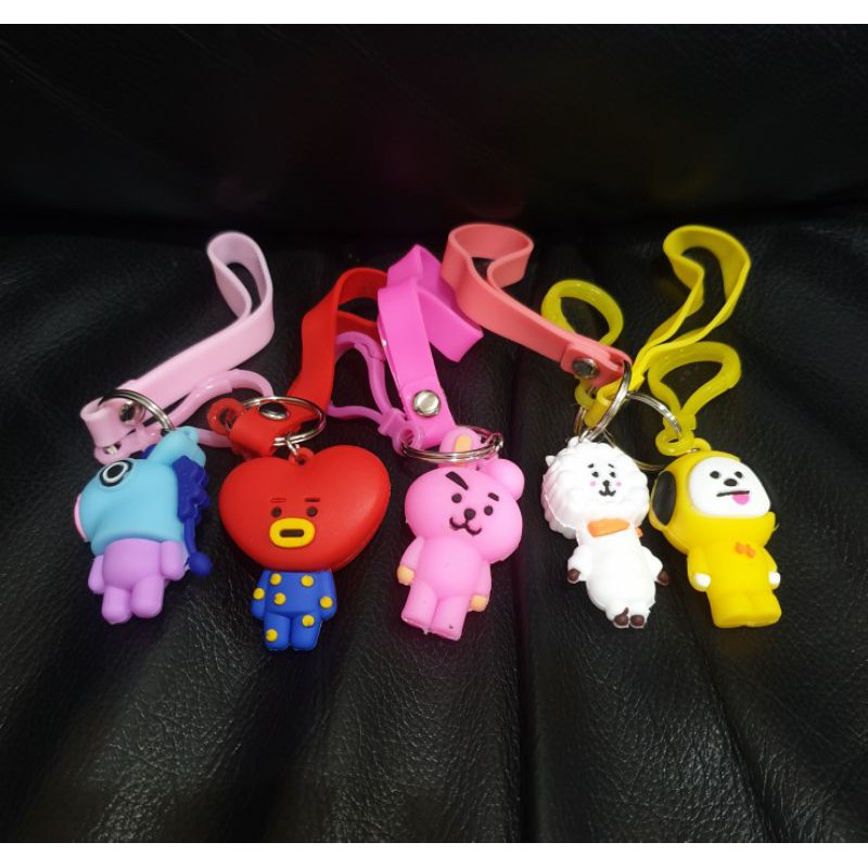 KPOP KEY CHAIN BTS ARMY CUTE CARTOON BT21 BANGTAN