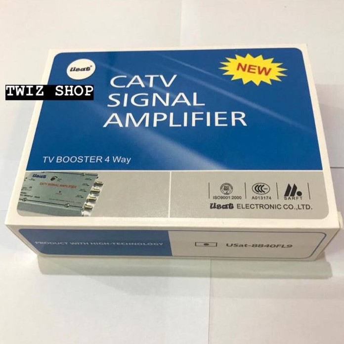 CATV Signal Amplifier Booster 4 Way 40db