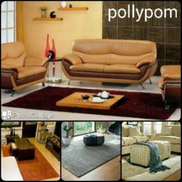 Karpet Rasfur polos Tanpa bantal