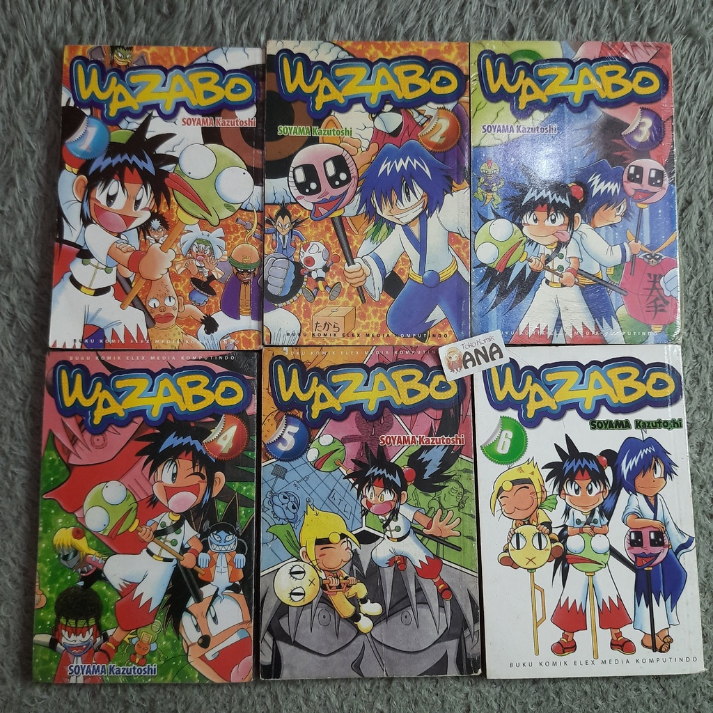 Komik SET Wazabo 1-6 Tamat (Soyama Kazutoshi)