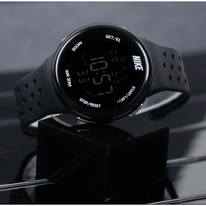 COD Jam Tangan Pria/Wanita NIKE NK-61660QL Digital Bulat