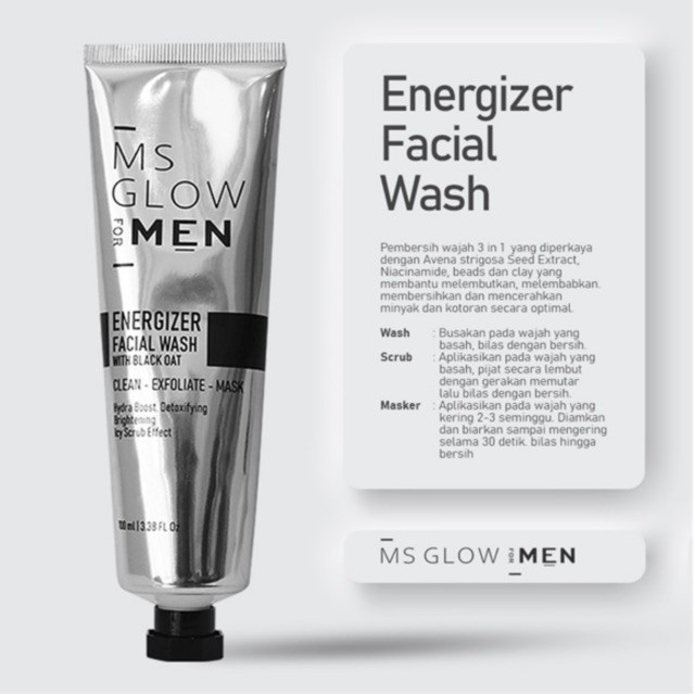 PAKET MS GLOW FOR MEN ORIGINAL BASIC DAN LENGKAP