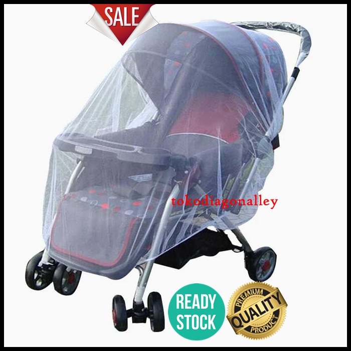 Kelambu Stroller Anti Nyamuk Model Jaring Nyamuk Serat Mesh Murah