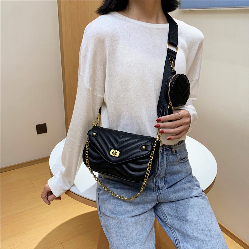 MV_Marvelouz MV303066 tas SELEMPANG Model SLINGBAG Kekinian wanita import terbaru 1kg = 2 tas