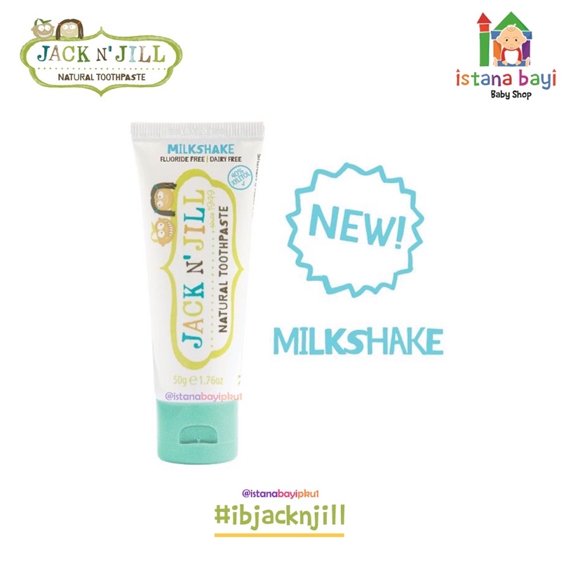 Jack n Jill Toothpaste Pasta Gigi Organik - Jack n Jill Pasta Gigi bayi/Pasta gigi anak